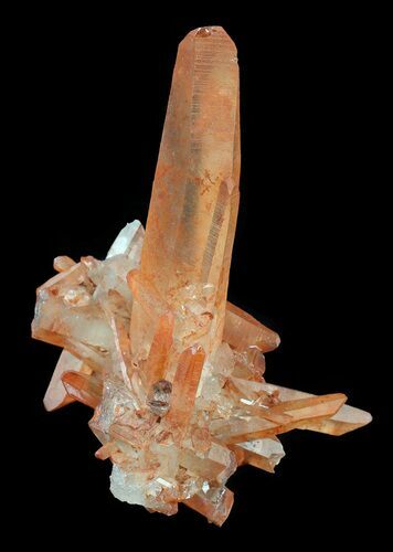 Natural Red Quartz Crystals - Morocco #53056